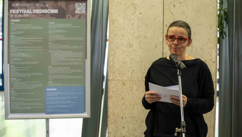 Zbrane je nagovorila tudi doc. dr. Renata Novak Klemenčič, predstavnica programskega odbora leta dediščine FF.