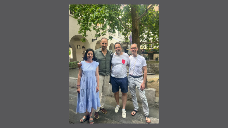 (Od leve proti desni): Nina Petek, Urban Kordeš, Matej Andraž Vogrinčič in Tim McHenry