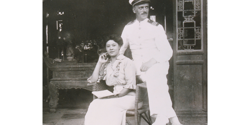 Tsuneko Kondō Kawase in Ivan Skušek v Pekingu